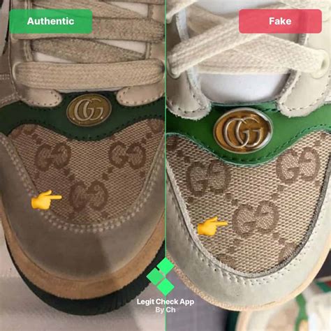 fake gucci pattern|how to tell if gucci shoes are real.